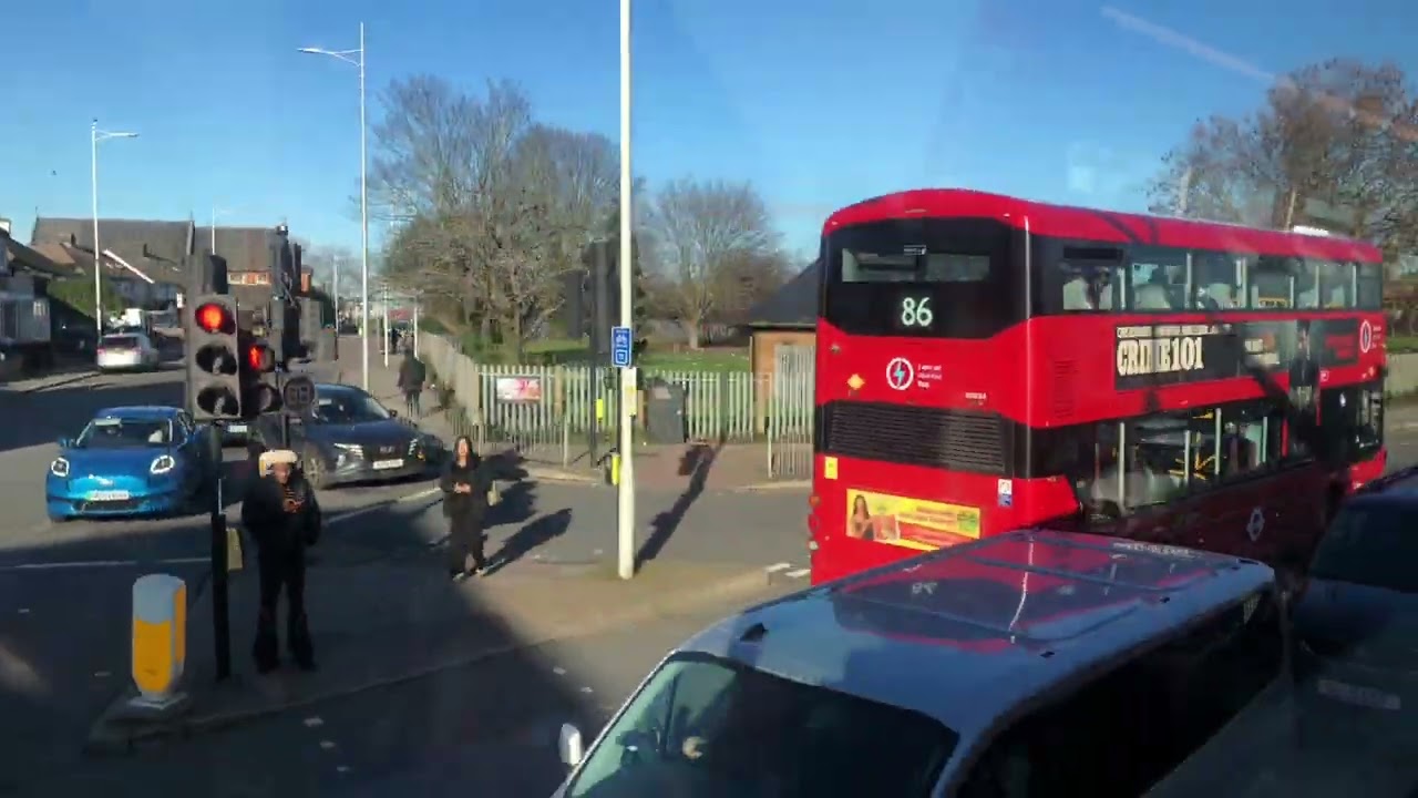 London Buses Route 86 82026 Stagecoach to Chapel Road at Ilford (Part 2)