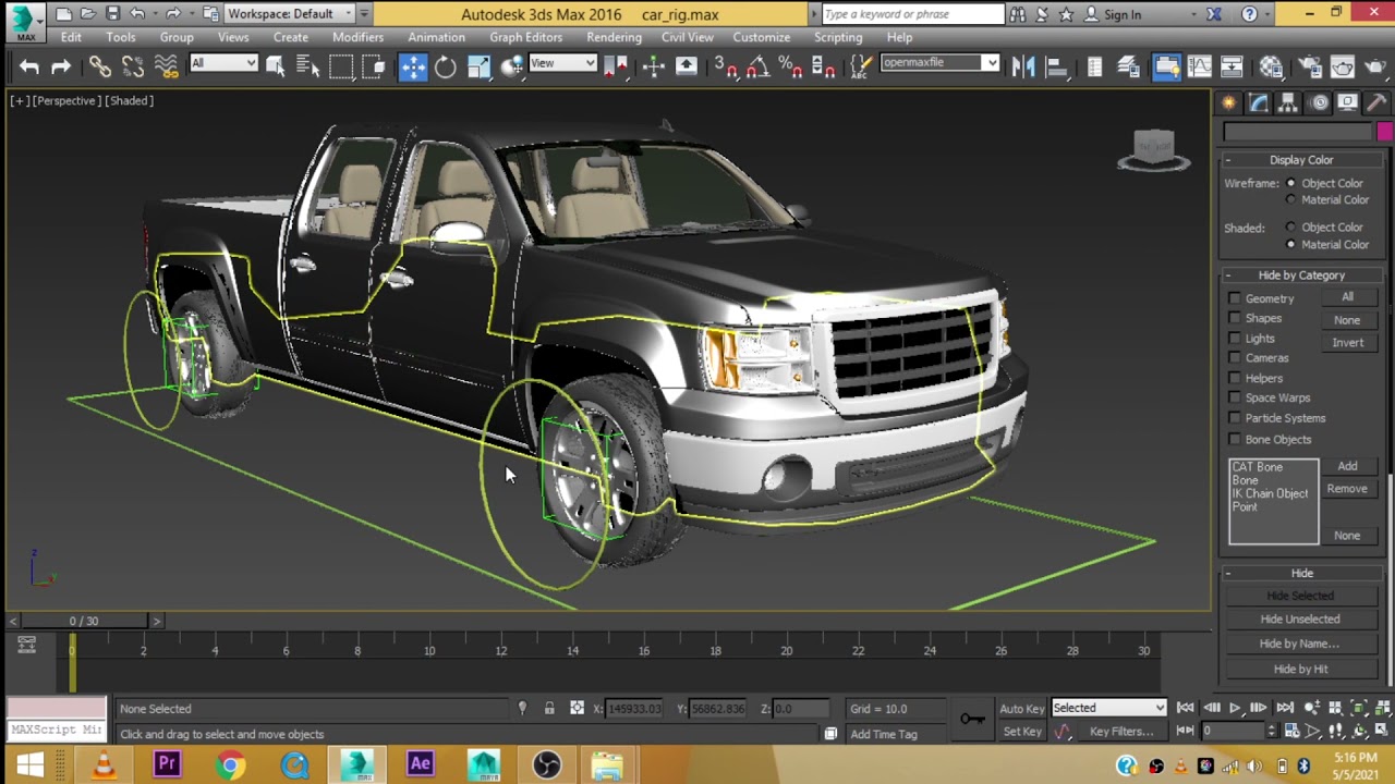 Basic Car Rigging 3DS Max (Part-1)
