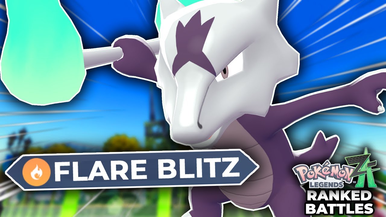 ALOLAN MAROWAK Can OHKO Everything! | Pokemon Legends: Z-A Ranked Battles