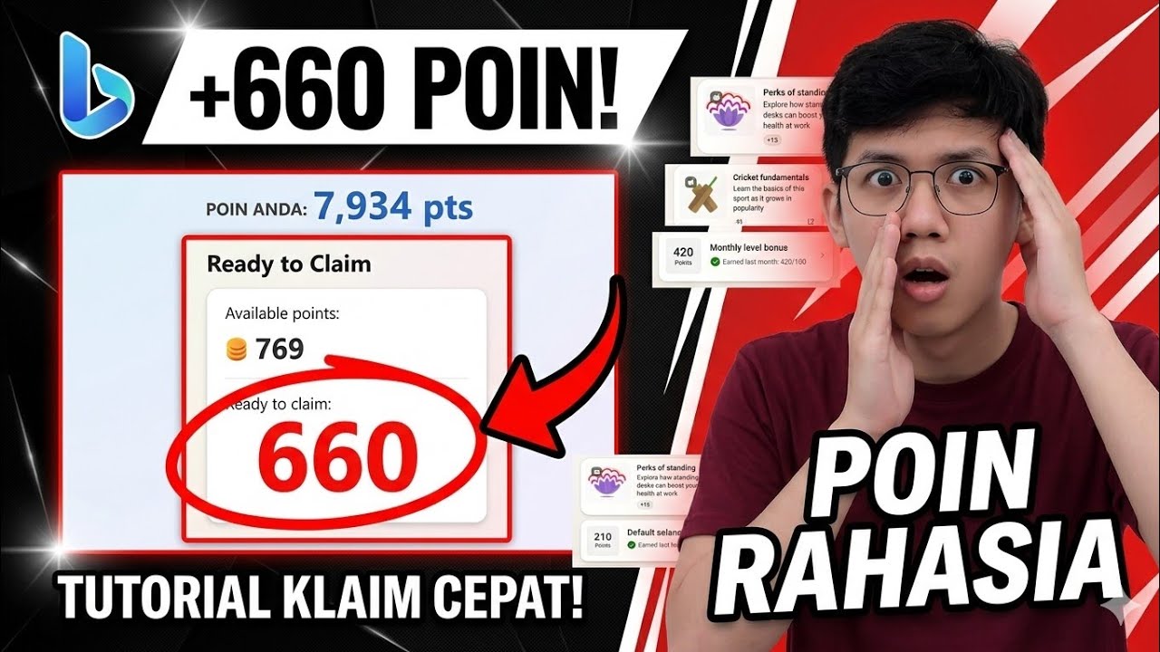 +660 POINTS BONUS! How to Claim Hidden Bing Points (Updated 2026)