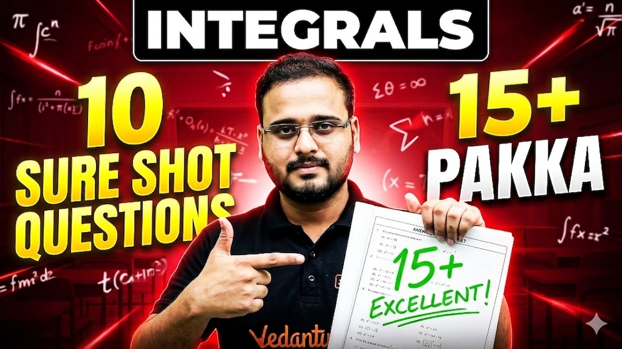 🔥 Top 10 Integration Fixed Questions | 15+ Marks Sure Shot | 2nd PUC Maths Boards 2026 💯
