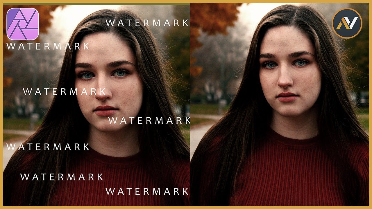 How To Remove Watermark In Affinity Photo |Remove Text From Photo