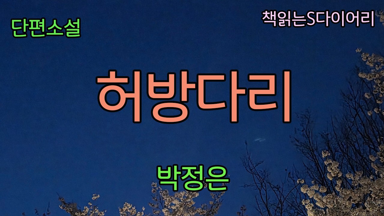 잔금이 간 휘의 얼굴에서 그날처럼 피가 흐른다. [허방다리] / 박정은 / 오디오북 #소설듣기#책읽어주는여자