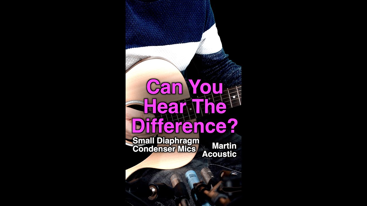 Can You Hear The Difference? Behringer C-2 vs AKG Perception 170 vs R&oslash;de NT5 on Martin Acoustic 🎸🎤