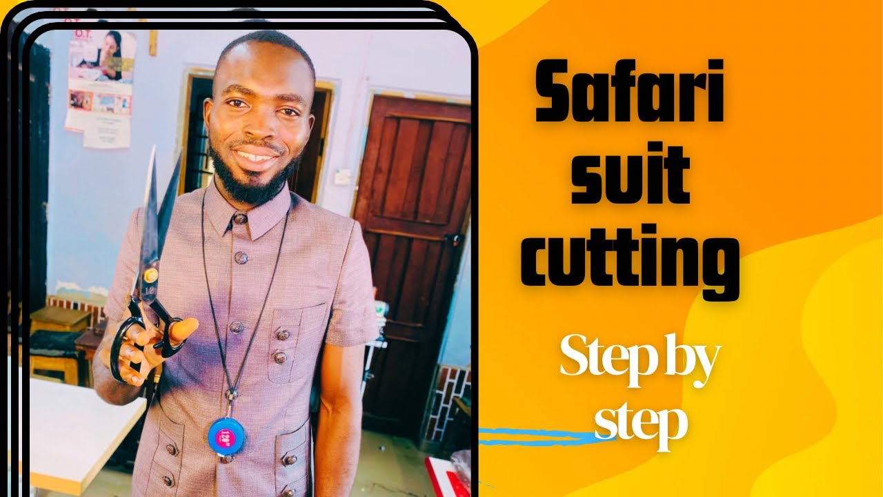 How to sew Safari suit with Lining, Chest padding and shoulder padding….. step by step