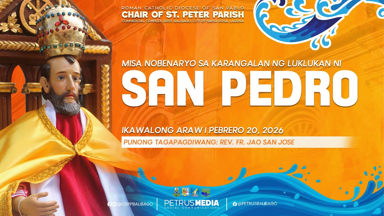 IKA-8 ARAW NG PAGNONOBENA SA KARANGALAN NG LUKLUKAN NI SAN PEDRO APOSTOL