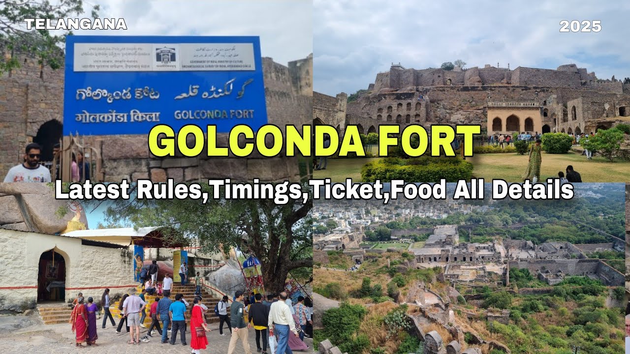 Golconda Fort Hyderabad || Latest Rules,Timings,Ticket,Food,Transport All Details || Telangana