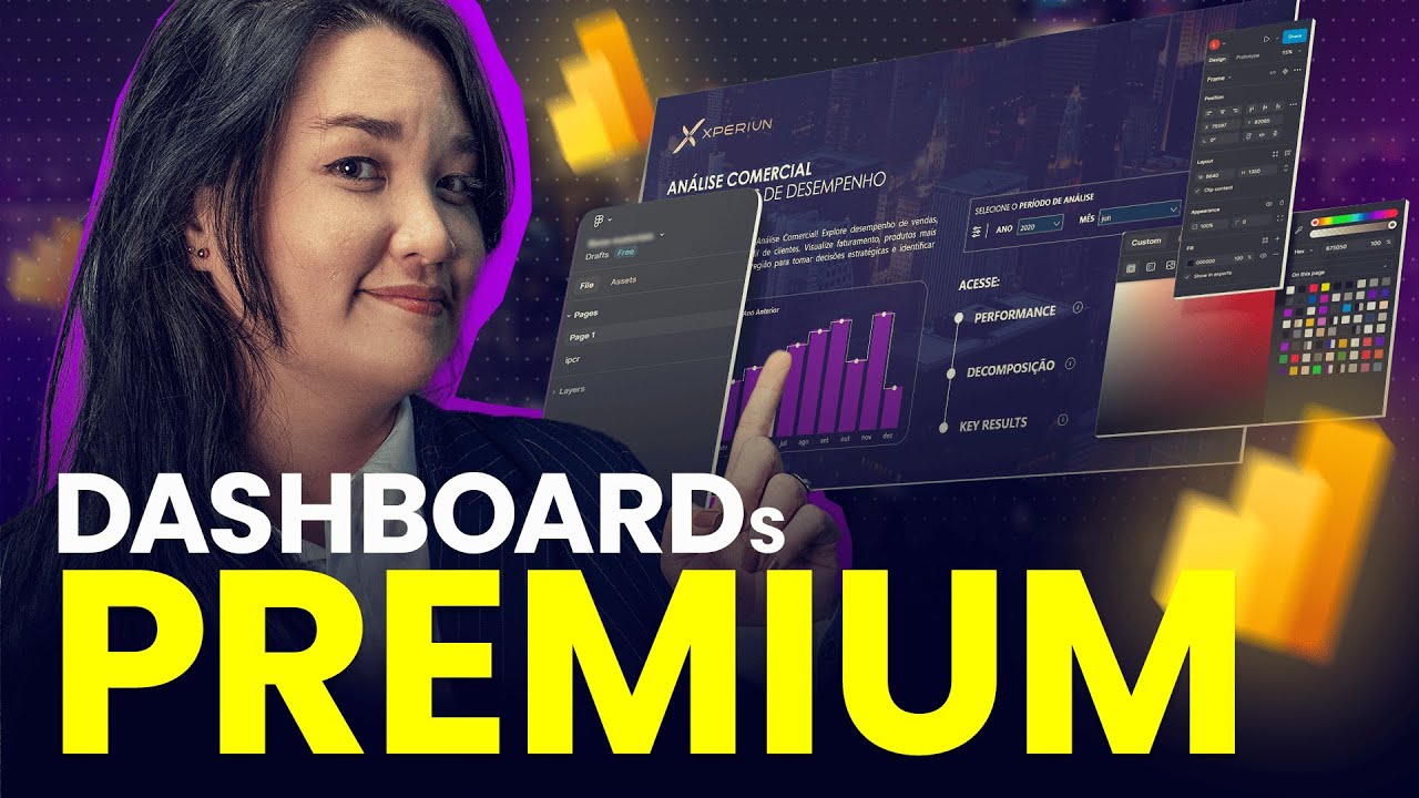 CAPA PREMIUM PARA DASHBOARDS NO POWER BI