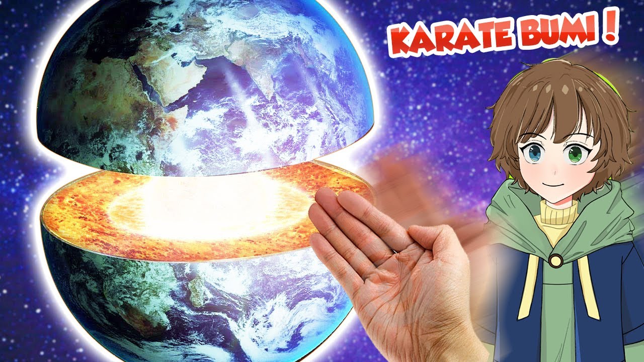 AKU BISA MEMBELAH BUMI JADI DUA CUMA PAKE TANGAN !!!!