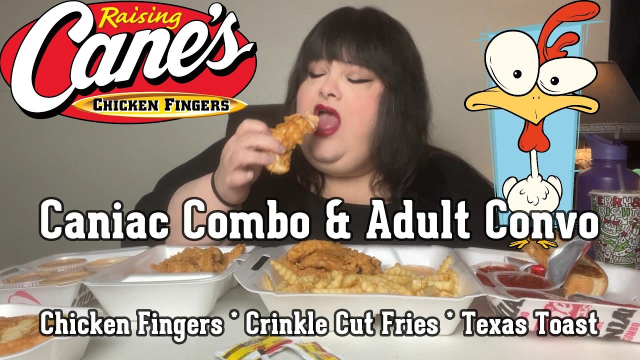 Raising Cane's Chicken Fingers and Adult Conversations Eating Show Mukbang
