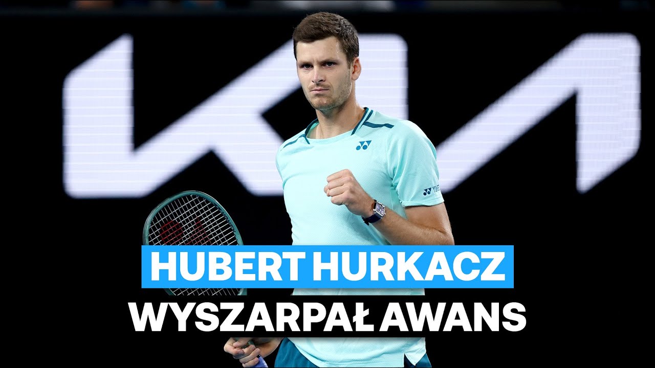 Hubert Hurkacz - Jakub Mensik | Skrót meczu | 2. runda | Australian Open 2024