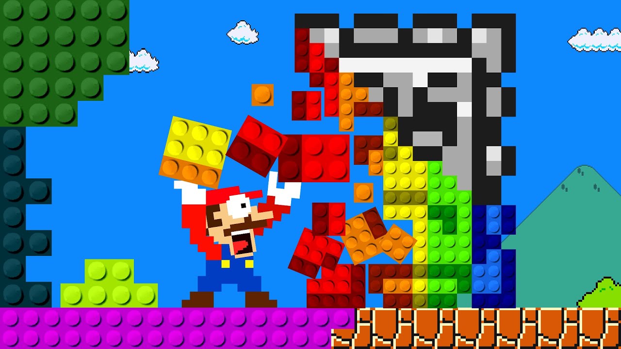 When Everything Mario touches turn to LEGO