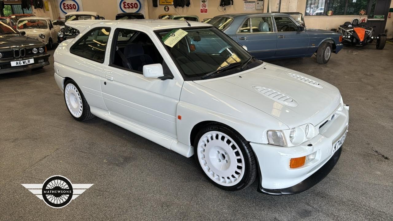 1992 FORD ESCORT COSWORTH | MATHEWSONS CLASSIC CARS | AUCTION: 25, 26 & 27 JUNE 2025