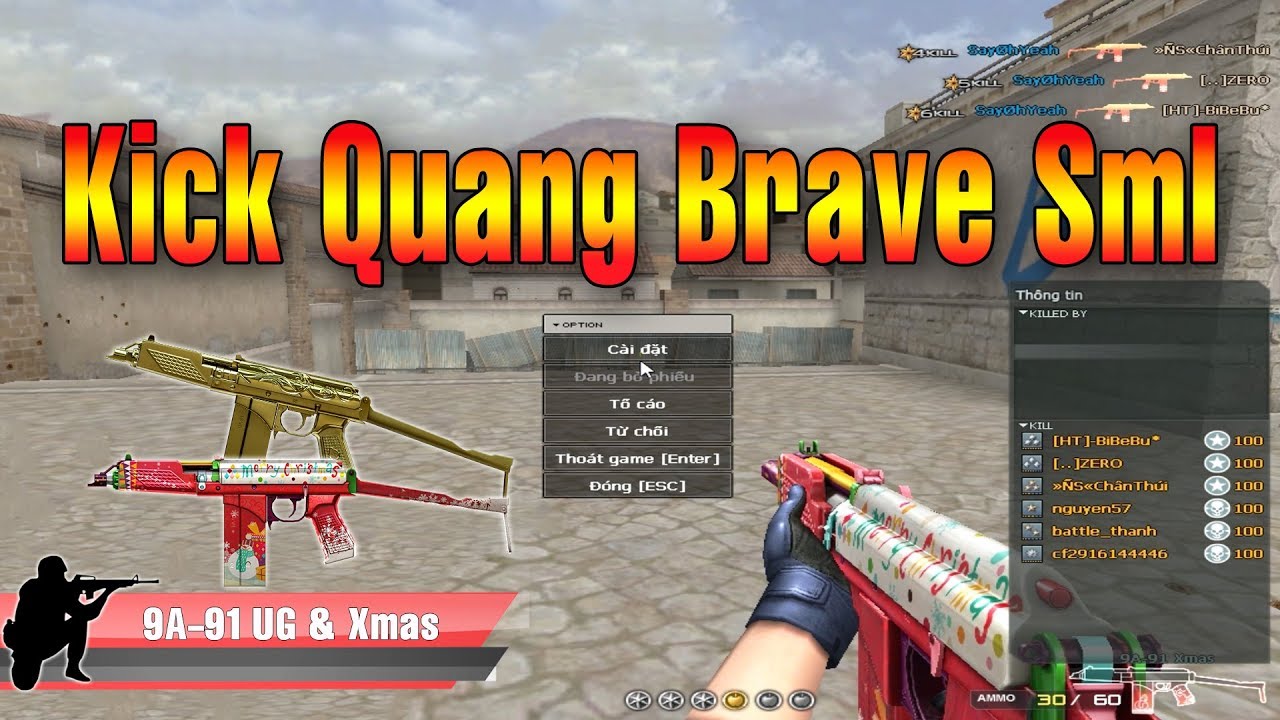 [ B&igrave;nh luận CF ] 9a91 UGs vs 9a91 Xmas bị chửi nhưng vẫn cứ bắn - Quang Brave