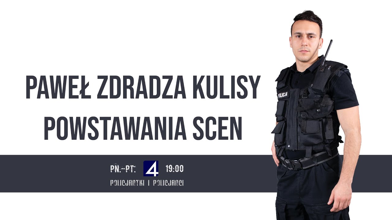 Tego nie możecie przegapić. Paweł Monsiel zdradza kulisy scen. | Policjantki i policjanci.