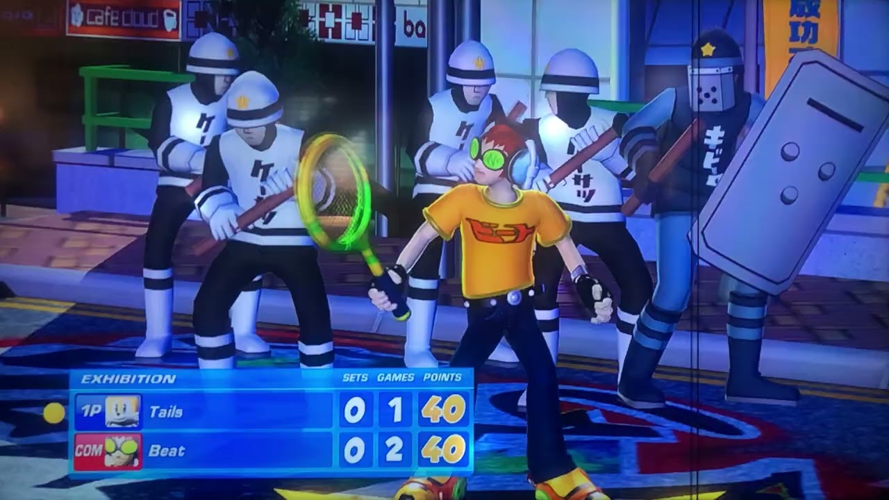 SEGA SUPERSTARS TENNIS XBOX 360 JET SET RADIO TAILS VS BEAT 