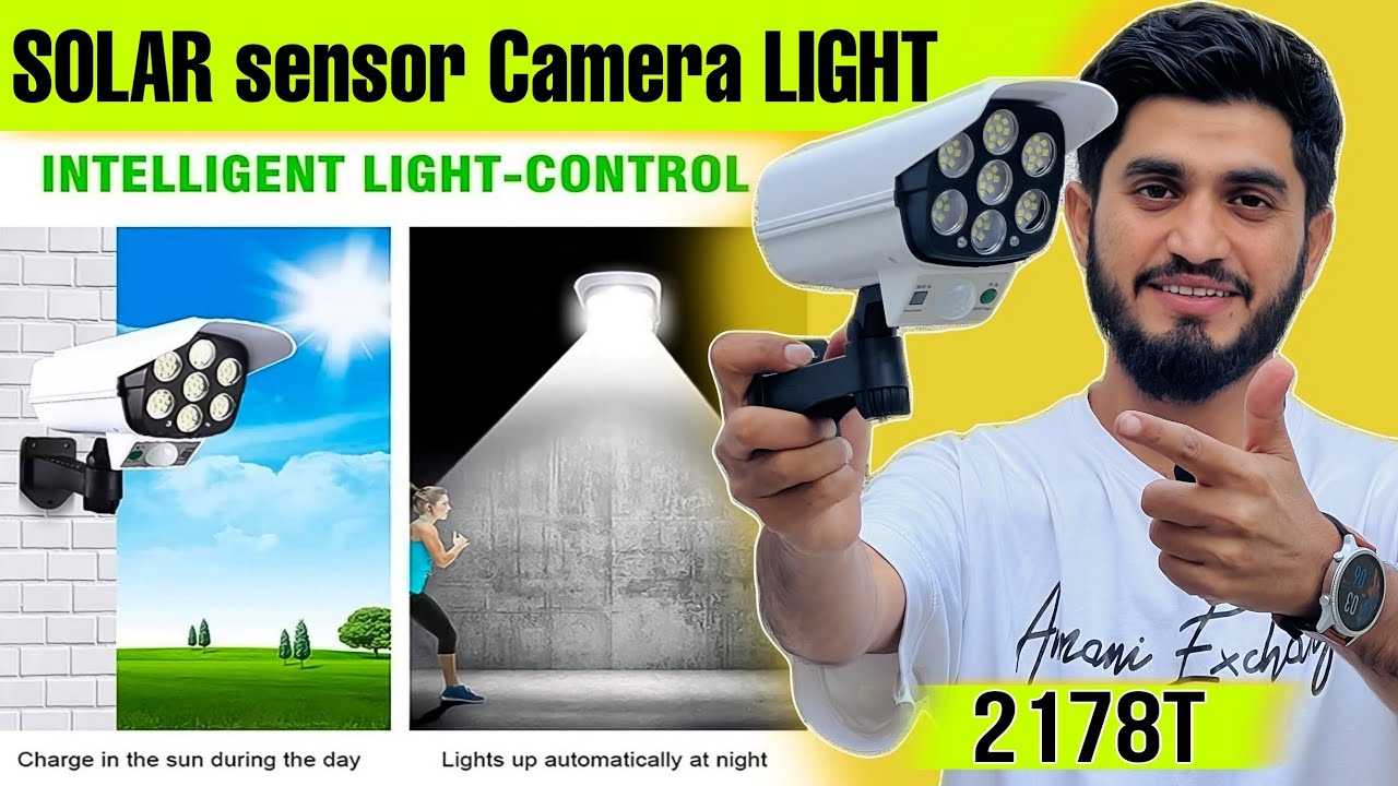 Solar Sensor Light Dummy Camera😳|| Fake camera Shaped Light || Tanu Superstar