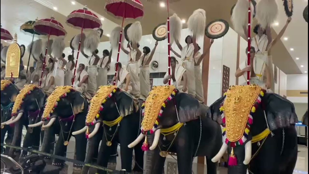 Elephants Statues @ Kochi International Airport