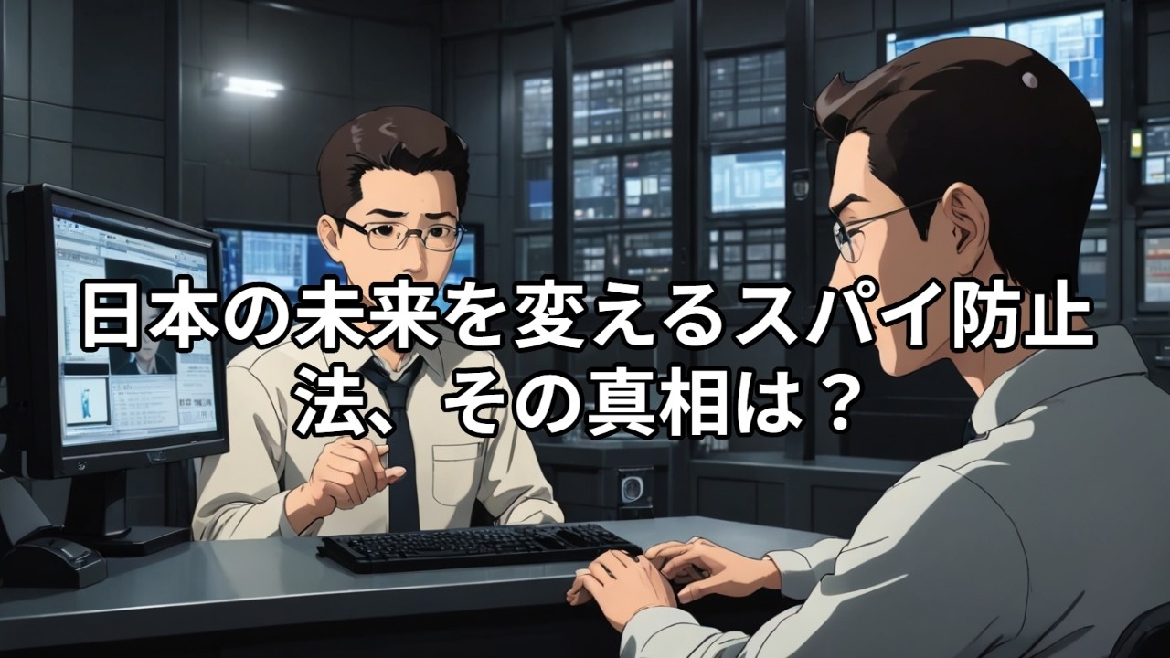 スパイ防止法の表裏。