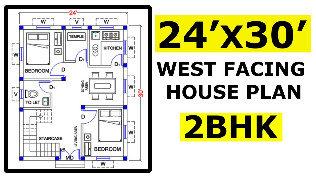 24'x30'House Plans Design || 720 Sq. Ft. Home Plan Design ||