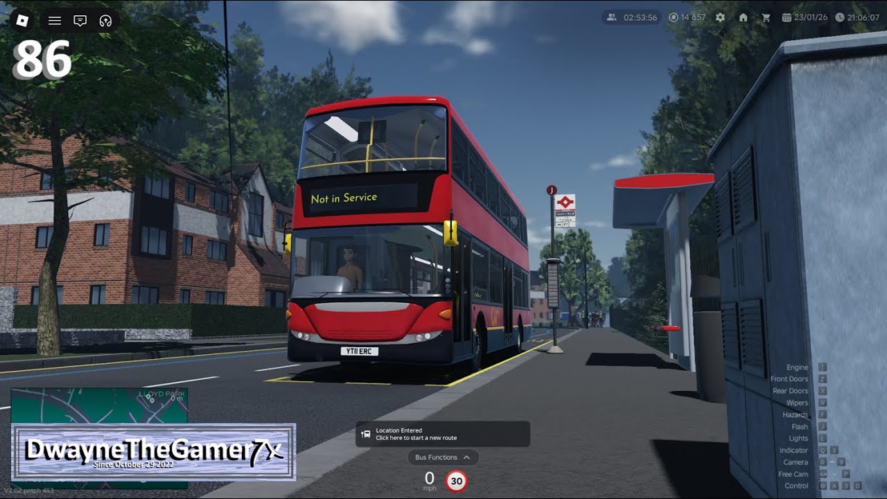 Gameplay 86 | Roblox Croydon London Bus Simulator