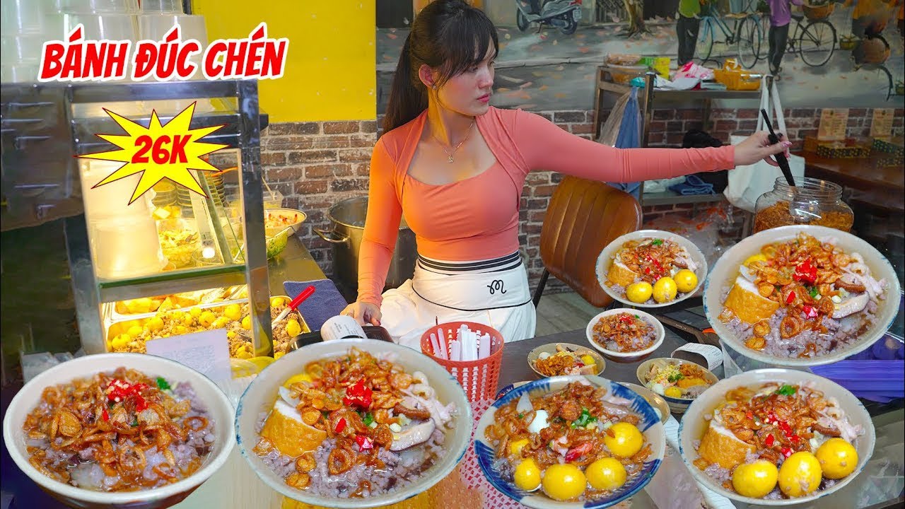 Em Gái Có Niềm Đam Mê Bánh Đúc Bất Tận Mở Bán Siêu Ngon ở Sài Gòn