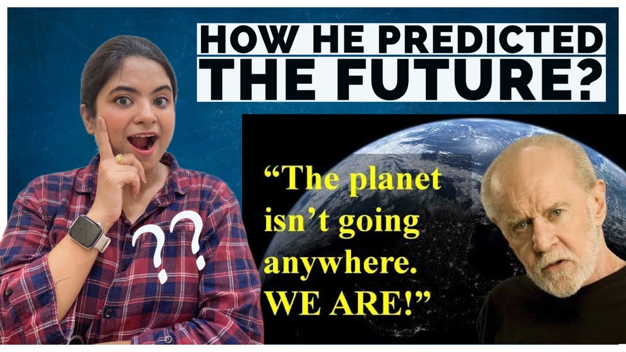 FIRST TIME REACTING TO GEORGE CARLIN- SAVING THE Planet 🌎
