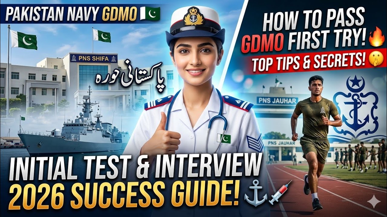 ​How to Pass GDMO Pak Navy Test 2026 | Complete Selection Process & Tips 🇵🇰