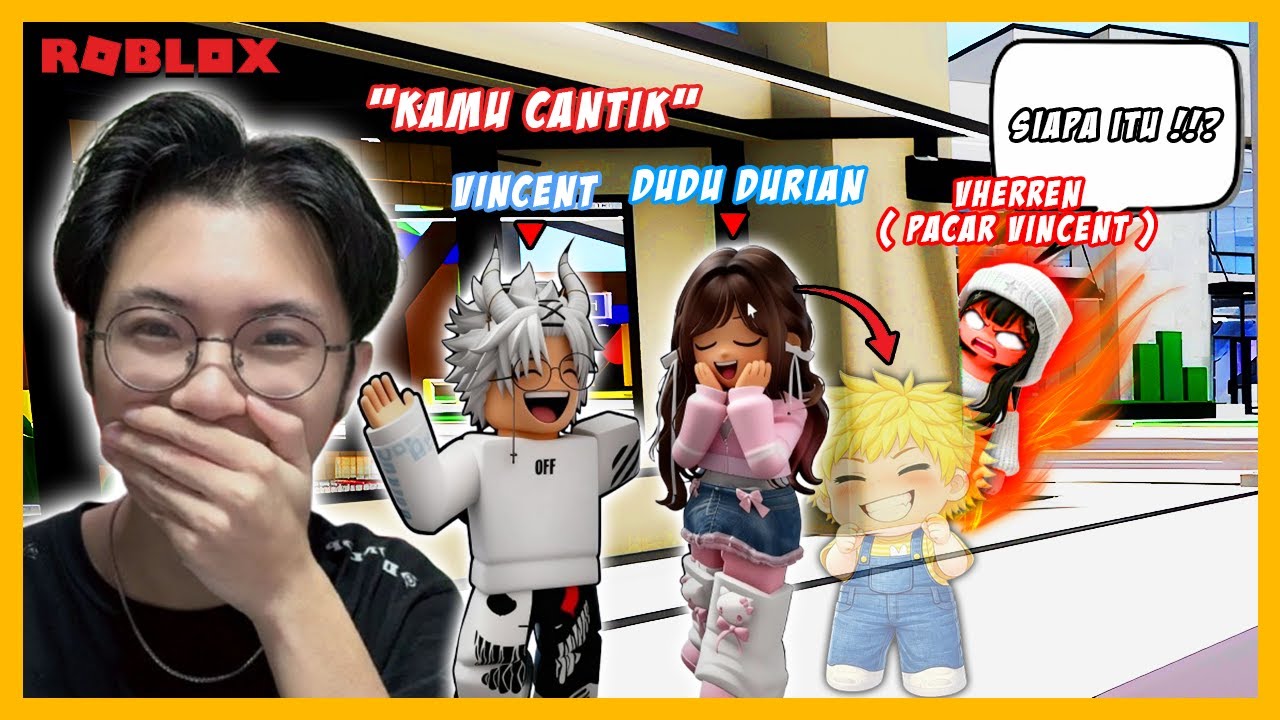 PRANK DEKETIN CEWE LAIN SAMPE PACARKU (VERREN) NGAMUK DAN CEMBURU ! - ROBLOX INDONESIA
