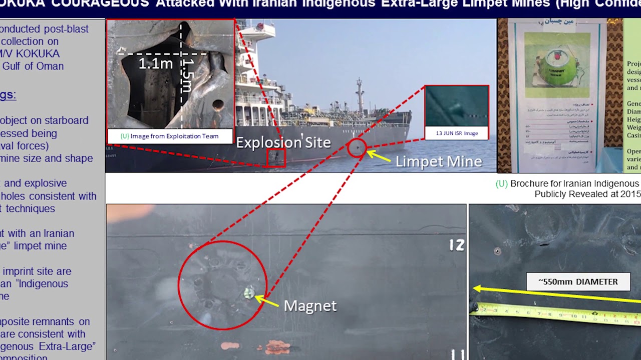 U.S. Navy Commander Explains the Attack on Two Civilian Tankers in the Gulf of Oman.