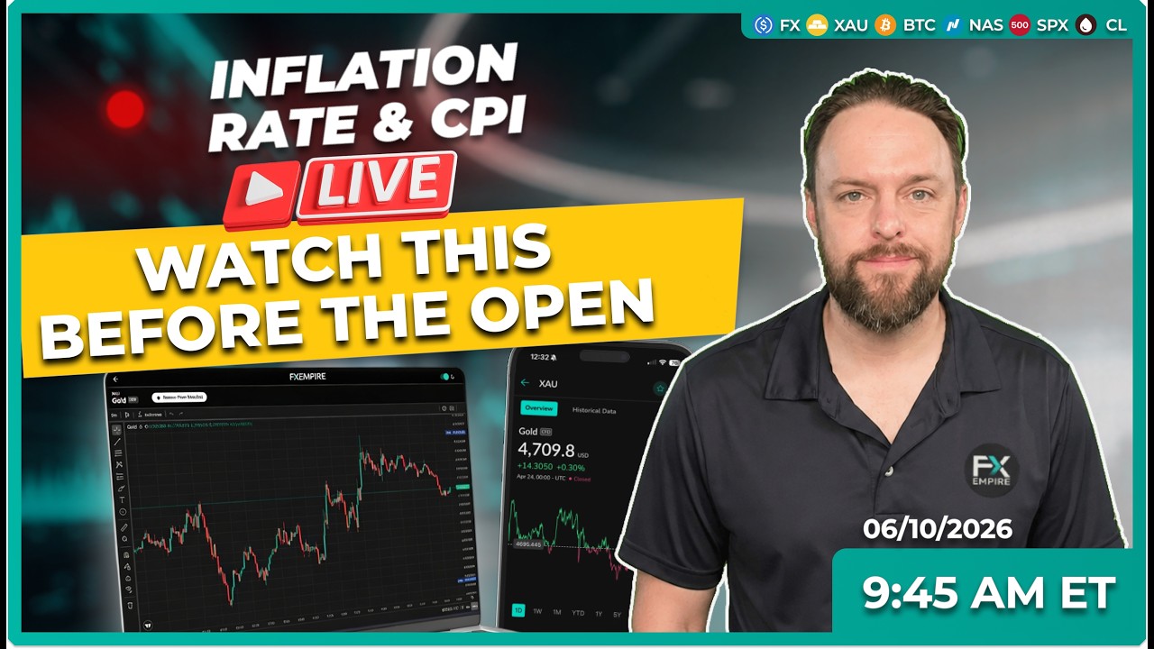 🚨 LIVE: CPI & Inflation Rates Could Move Markets Today | Reaction, Stocks, Gold, Bitcoin and more