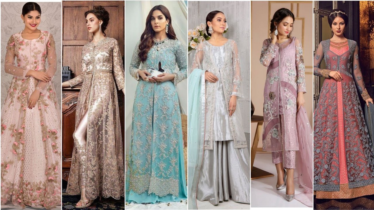 Latest Net Jackets Designs|| Net shrugs || Net Open shirts Designs #partywears #shrugs #openshirts
