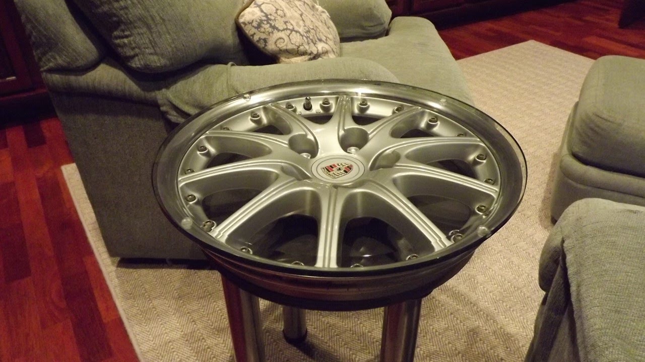 Wheel Side Table Project