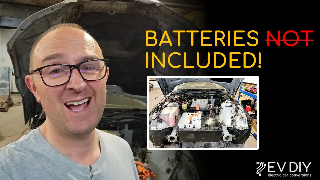 Batteries included! Installing the new battery box in my electric BMW