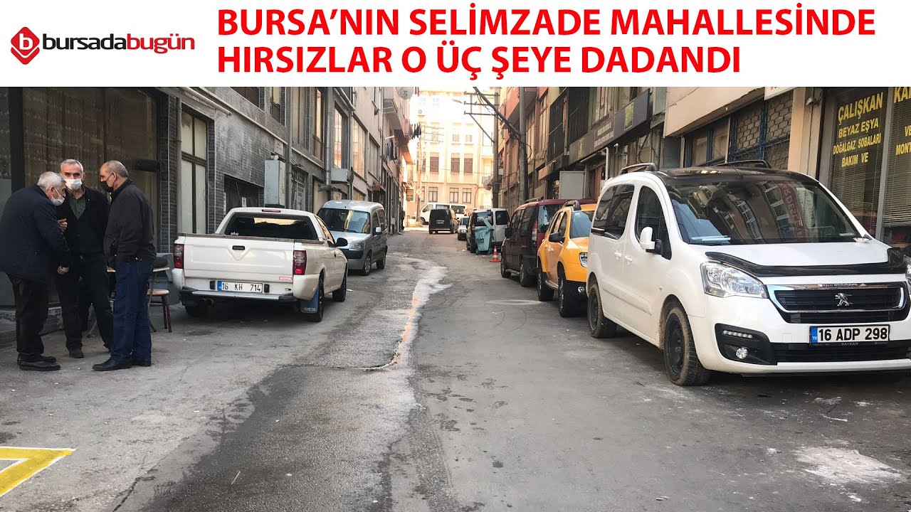 Bursa'nın Selimzade Mahallesinde hırsızlar o üç şeye dadandı (ÖZEL HABER)