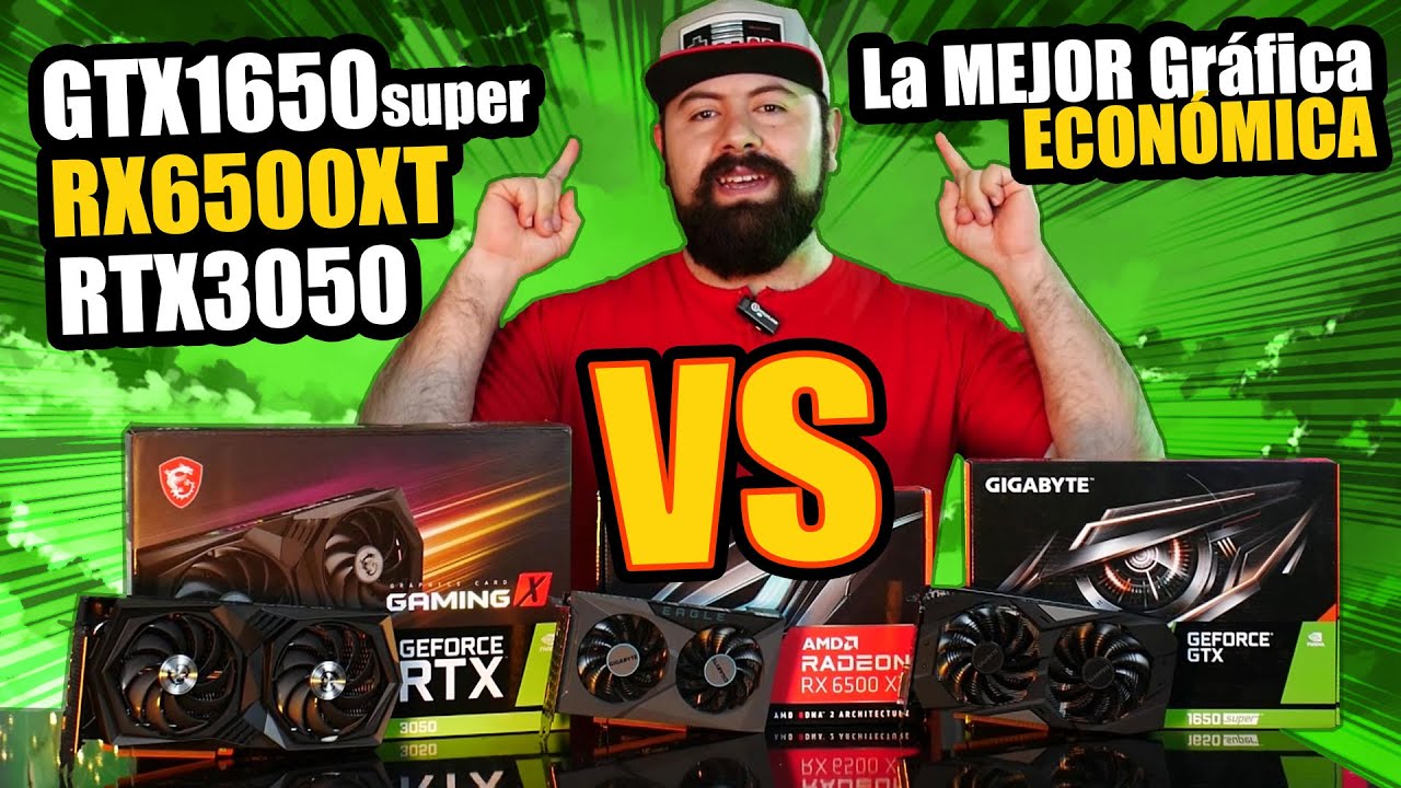 GTX 1650 VS RTX 3050 Y RX 6500 Las Graficas MÁS POPULARES ¿Aún tienen con qué  para 2023?