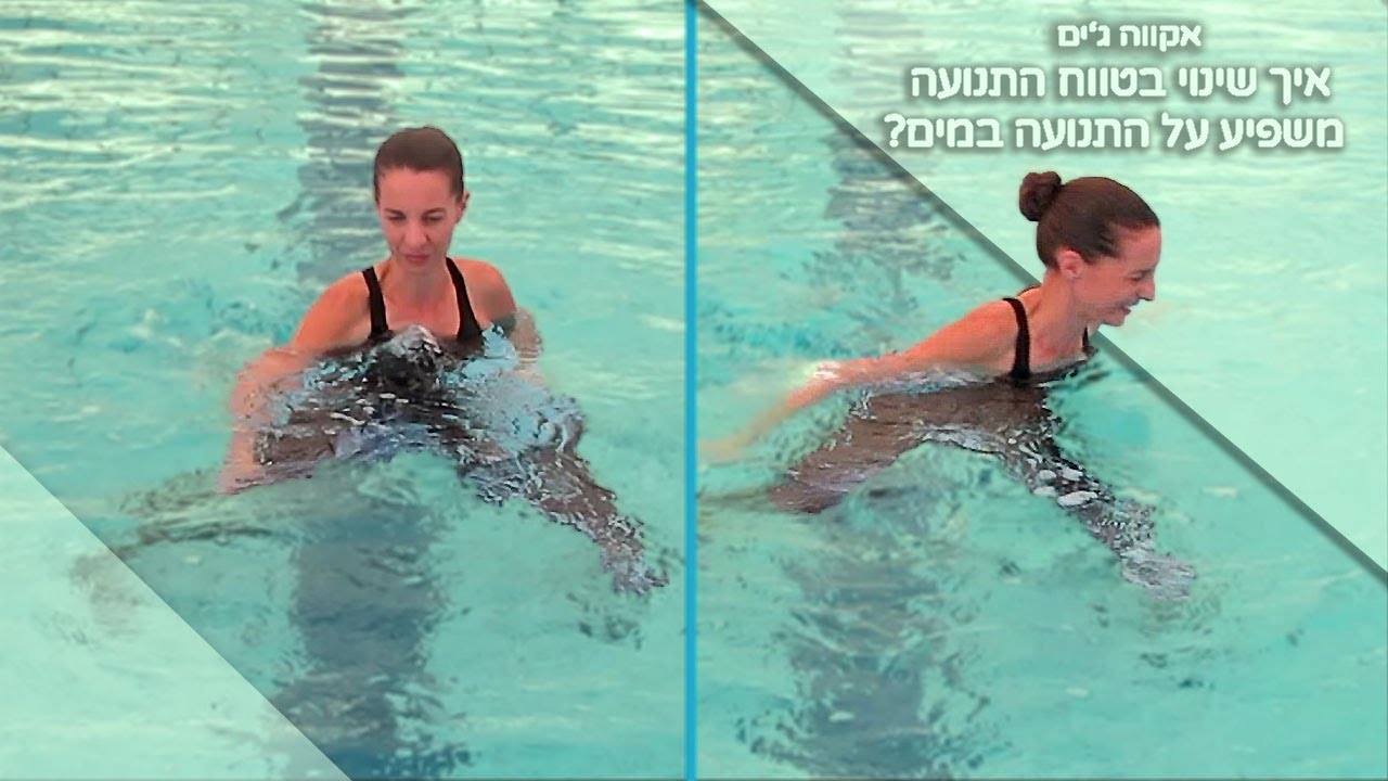 התעמלות במים | איך להגדיל טווחי תנועה | המרכז לספורט אקווה ג'ים | Aquagym