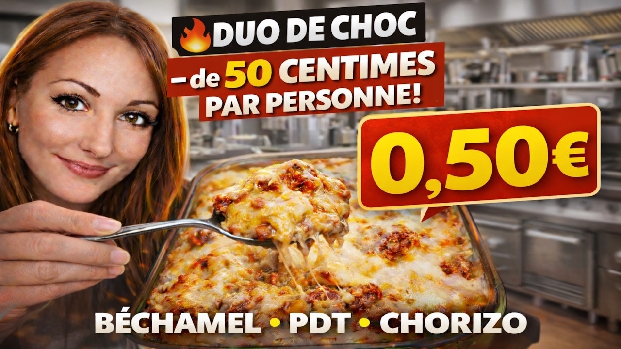 REPAS COMPLET PAS CHER (MOINS DE 50 cts) : Notre Duo de choc contre l'inflation !
