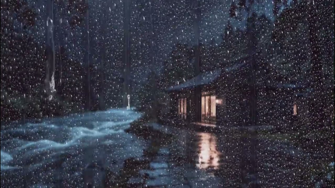 Fall asleep instantly to the sound of heavy rain
