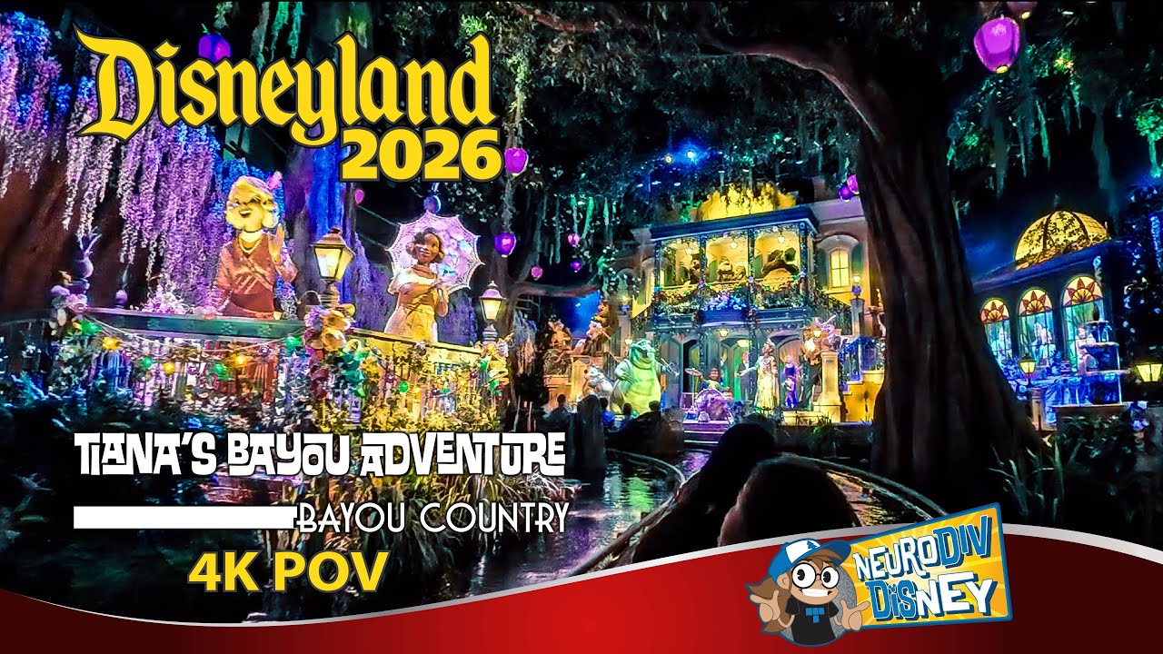 Tiana's Bayou Adventure | Disneyland Rides | 4K POV NEW 2026