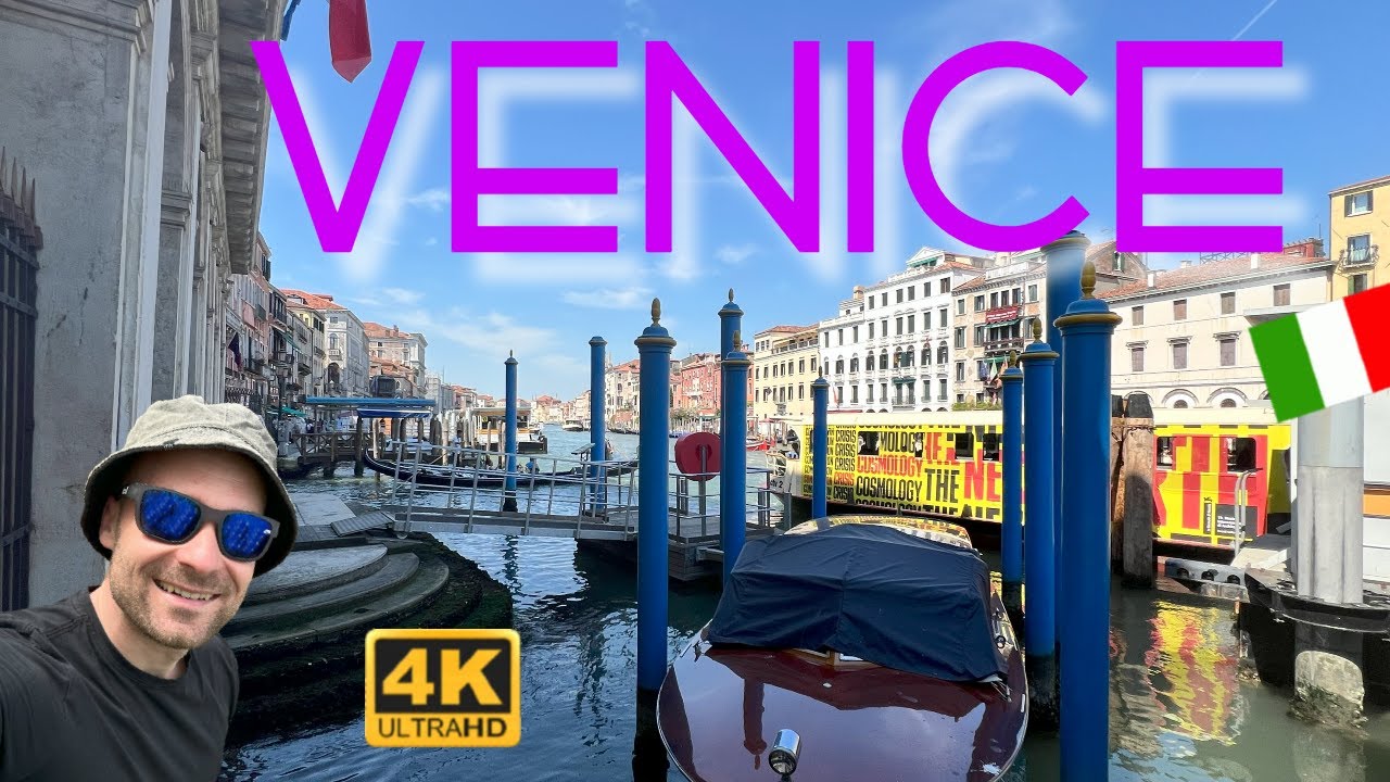 VENICE Walk Tour 4K, GRAND TOUR  VENICE - San Marco, Rialto, Burano, Murano, Top of Venice POV