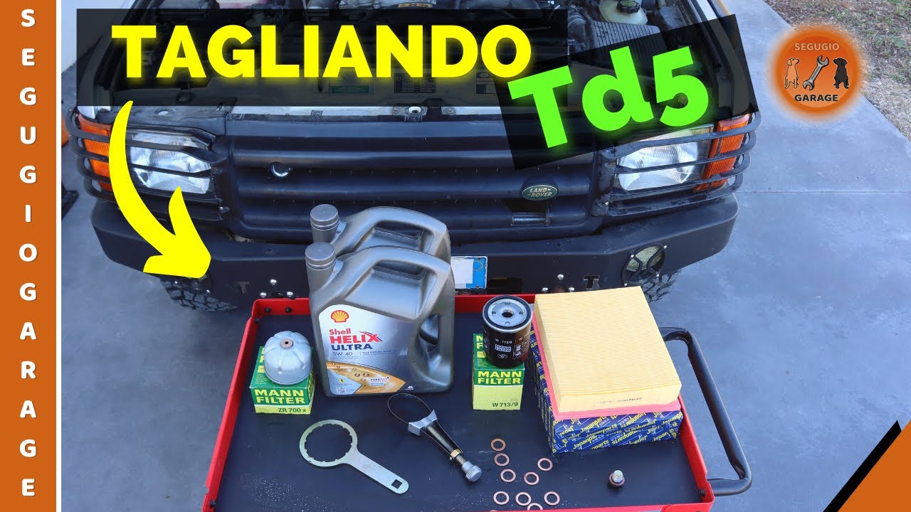TAGLIANDO Discovery Td5: Sostituzione OLIO , FILTRO Olio, FILTRO Centrifugo e FILTRO Aria