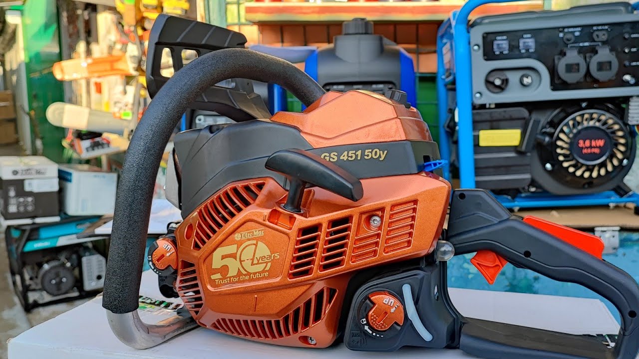 Бензопила Oleo-Mac GS 451 Огляд/Лімітована партія 50 років