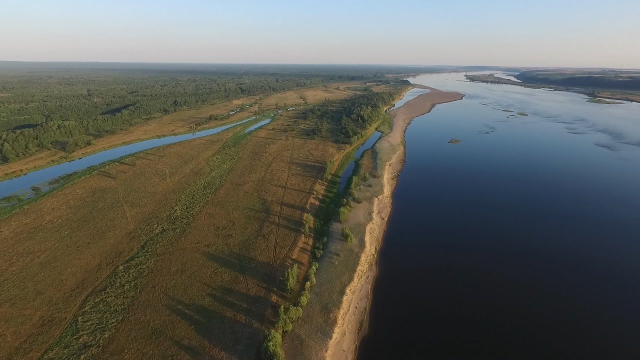 Полет над рекой. Вспоминаем лето (DJI Phantom 3 Advanced)