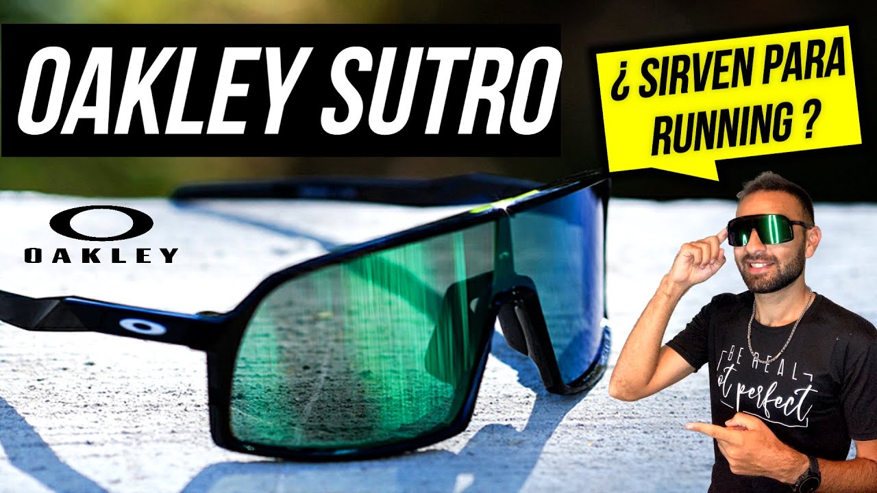 OAKLEY SUTRO 🔥 - Gafas de Ciclismo, ¿SIRVEN PARA CORRER?  🤔