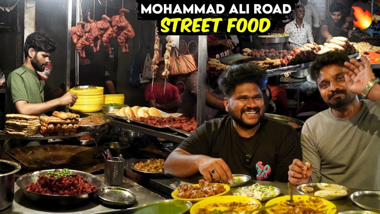 EXTREME STREET FOOD TOUR in Mumbai 🔥 | Mohammad Ali Road khau Gali | Foodie Prabu |