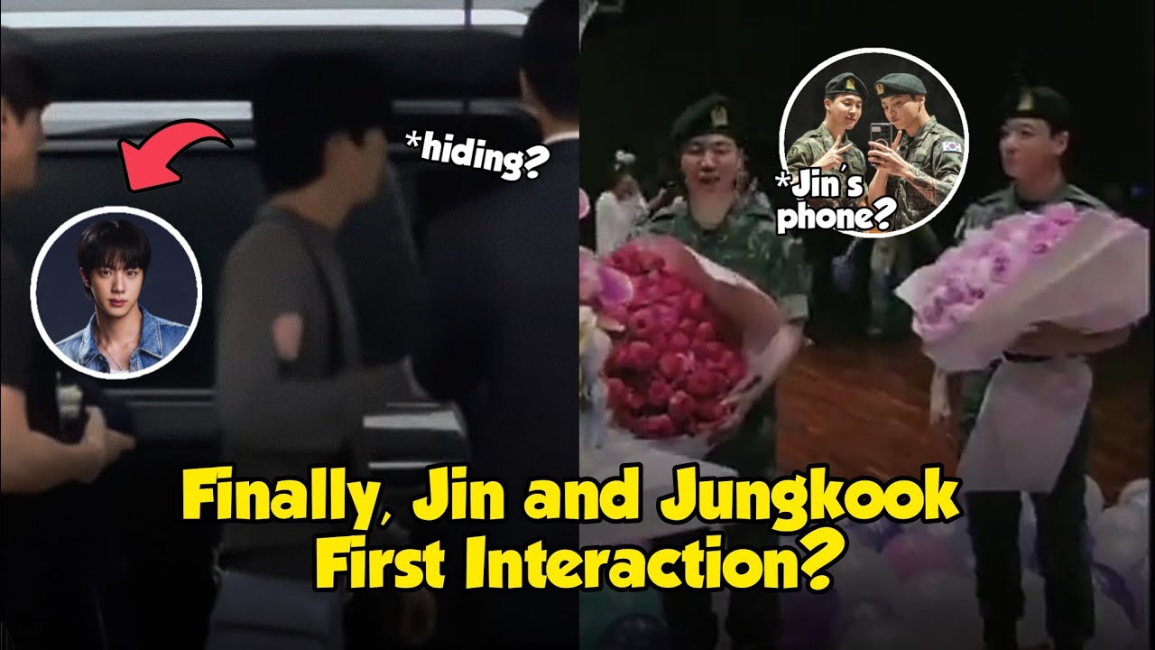 Finally met? Jin and Jungkook who have Completed his Military Service, Show their First Interaction?