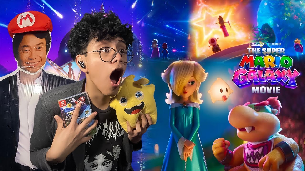 Reaccion TRAILER MARIO GALAXY MOVIE, Diseño de Rosalina, Bowser JR, Doblaje Latino y IMBECIL