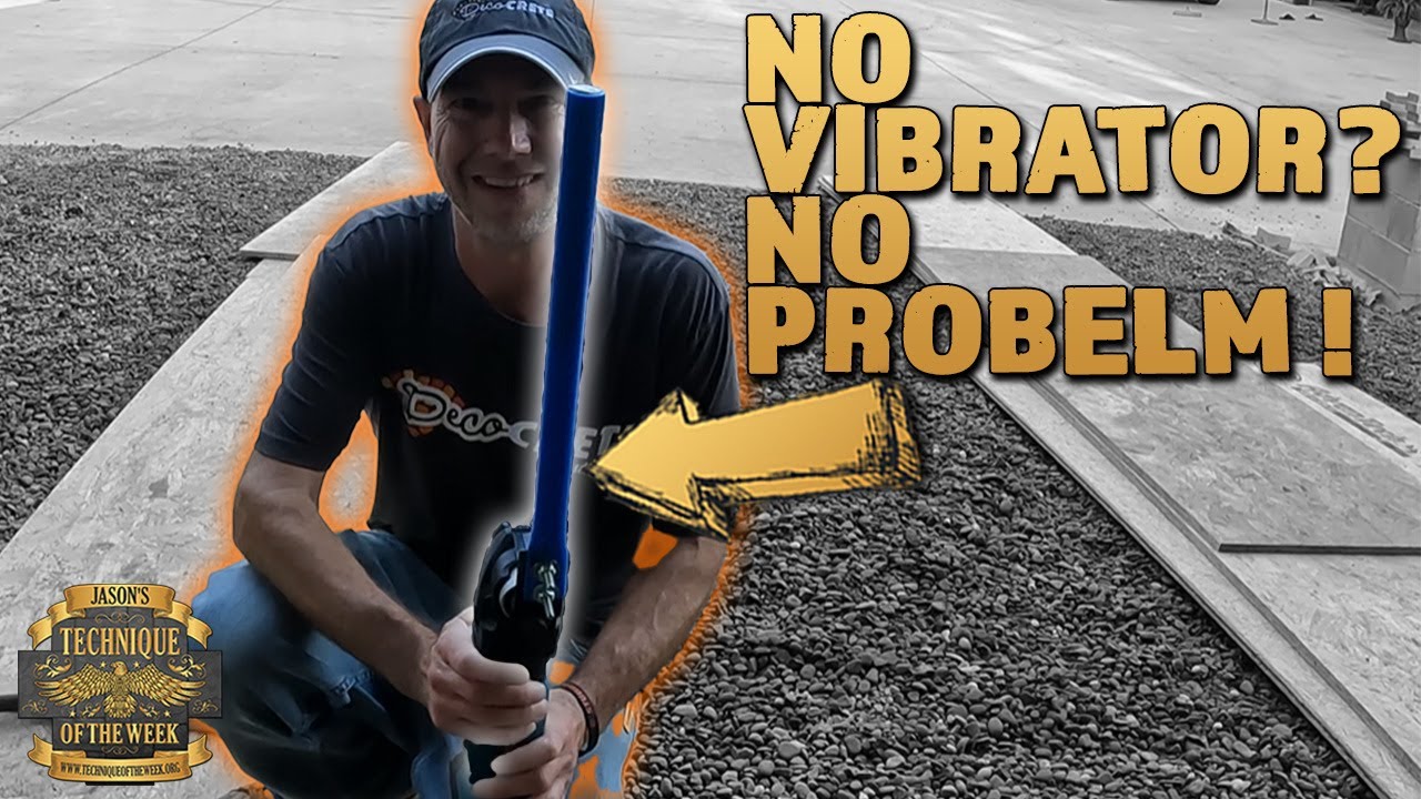 DIY Concrete Vibrator - Cheap, Easy, and Effective!