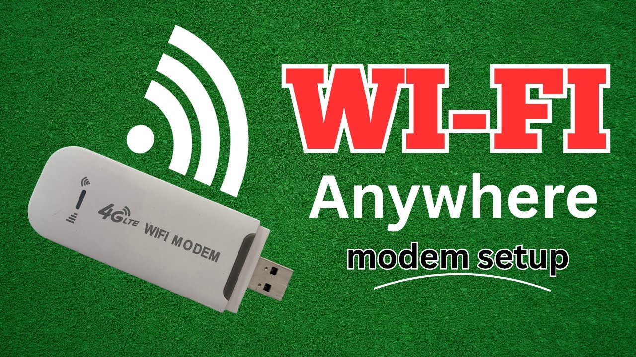 How to configure 4G LTE USB Dongle Wi-Fi